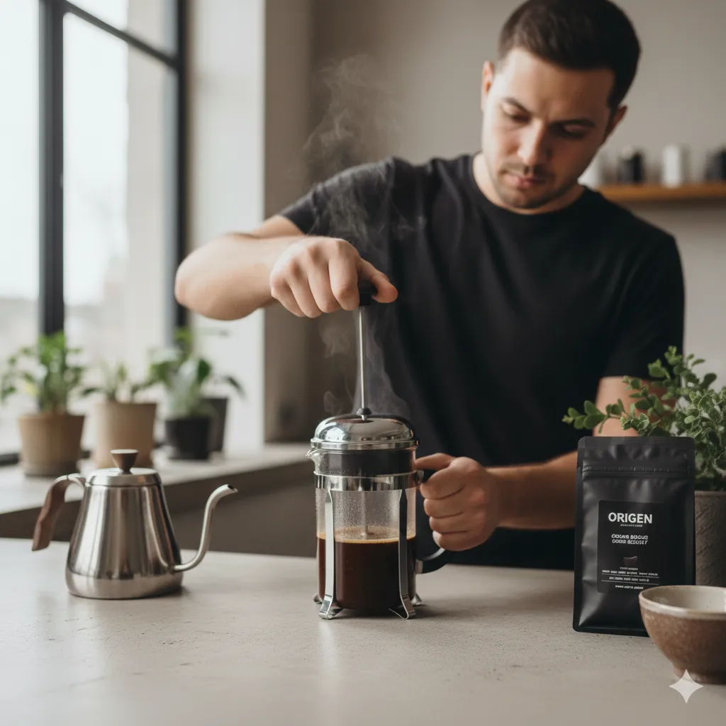 French Press: cuerpo y textura